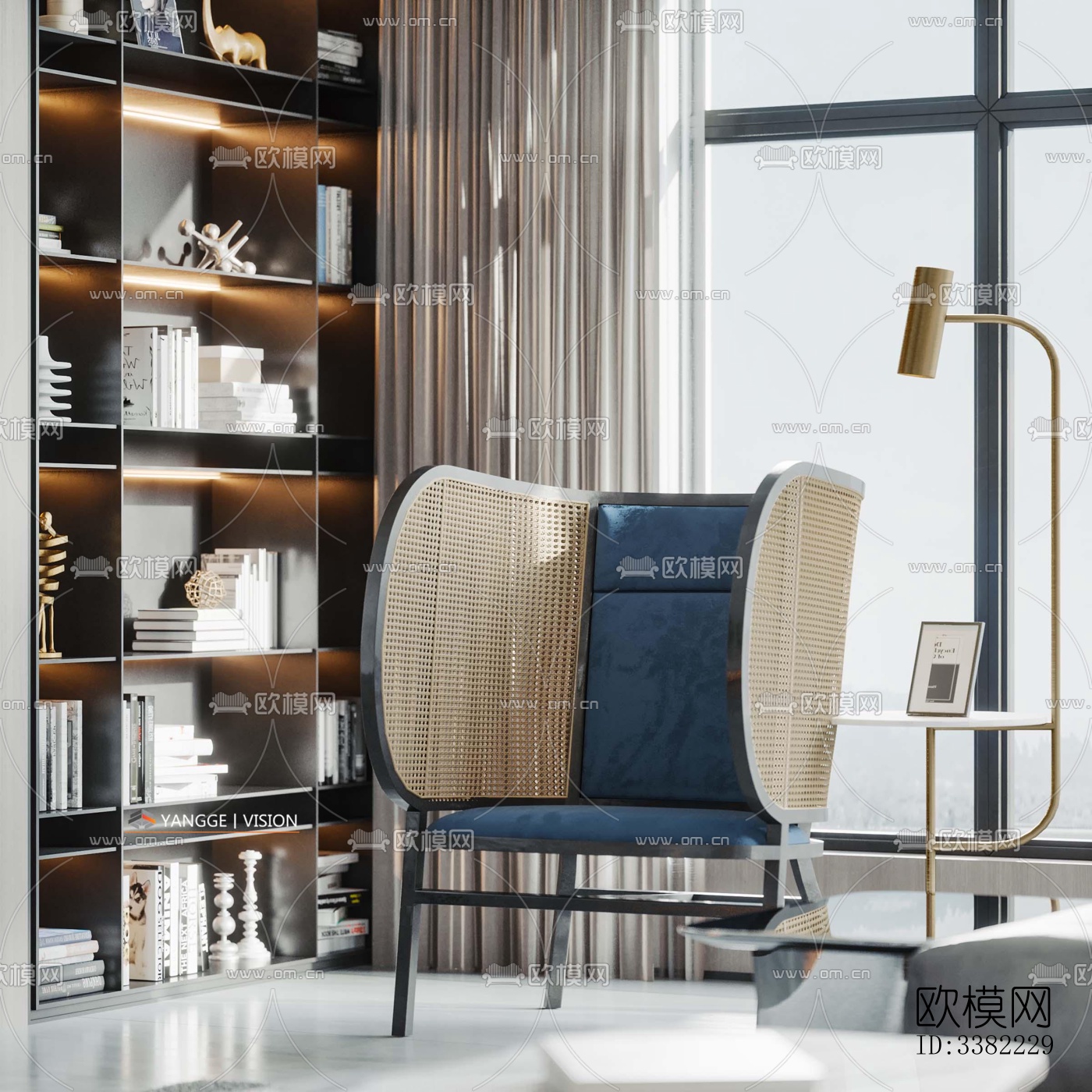 现代别墅效果图下载（渲染图7）