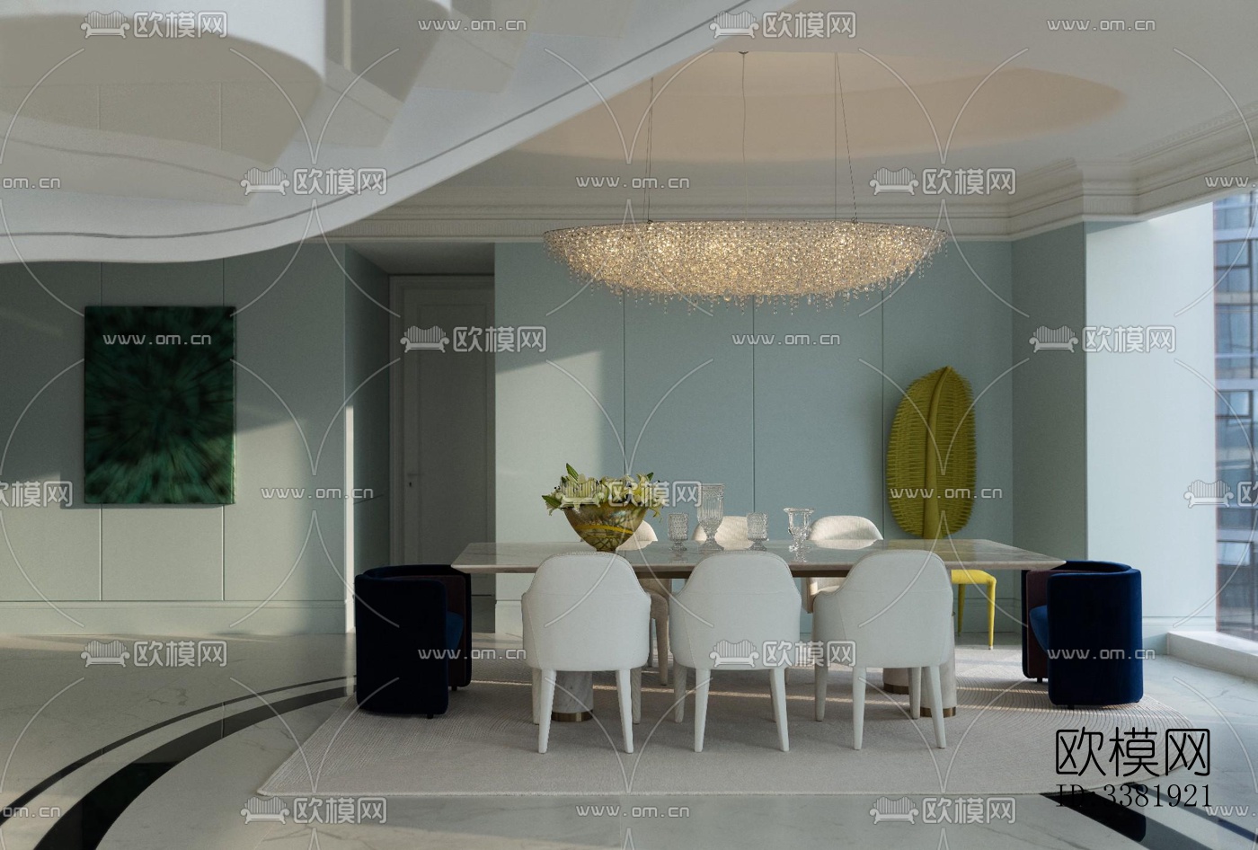 现代别墅效果图下载（渲染图8）