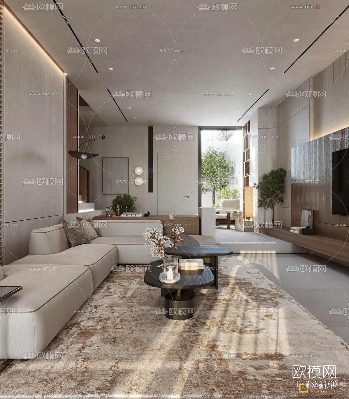 现代别墅效果图下载（渲染图6）