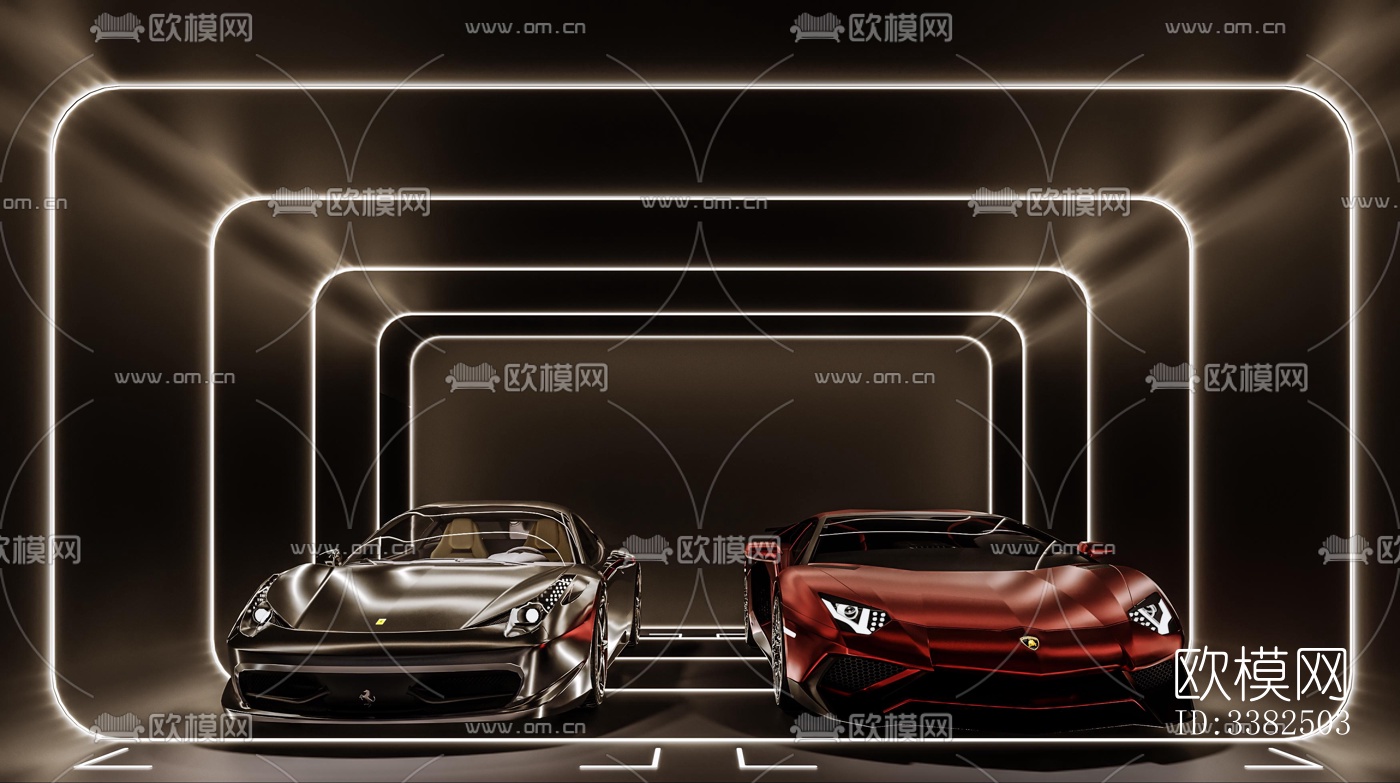 现代别墅效果图下载（渲染图1）