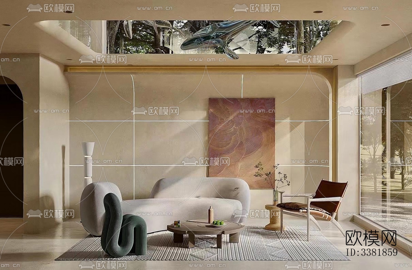 现代别墅效果图下载（渲染图2）