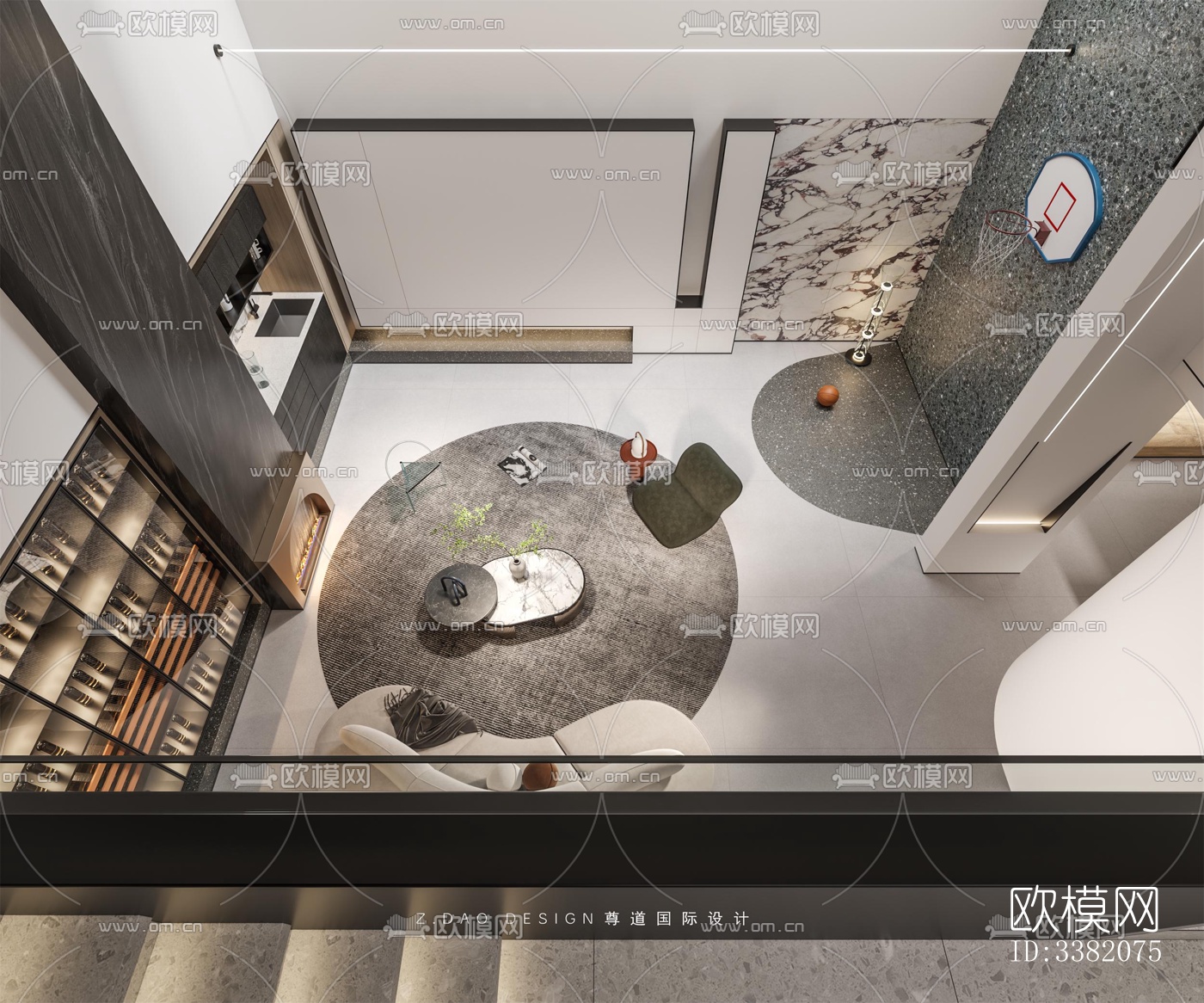 现代别墅效果图下载（渲染图7）