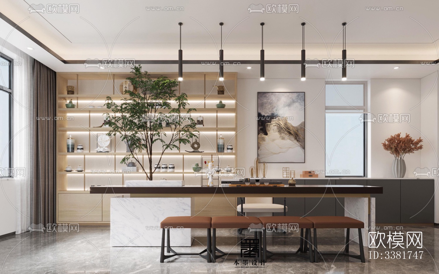 现代别墅效果图下载（渲染图7）