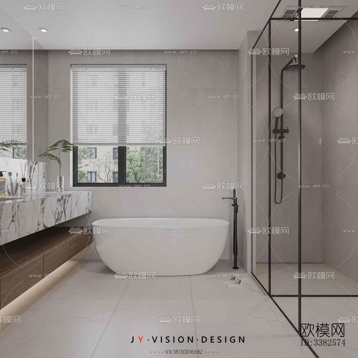 现代别墅效果图下载（渲染图2）