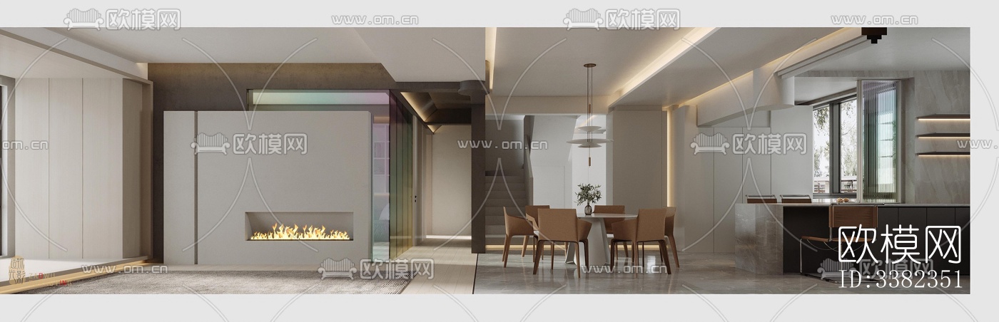 现代别墅效果图下载（渲染图2）