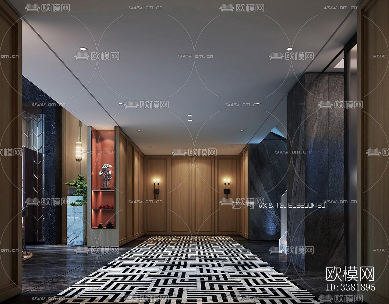 现代别墅效果图下载（渲染图13）