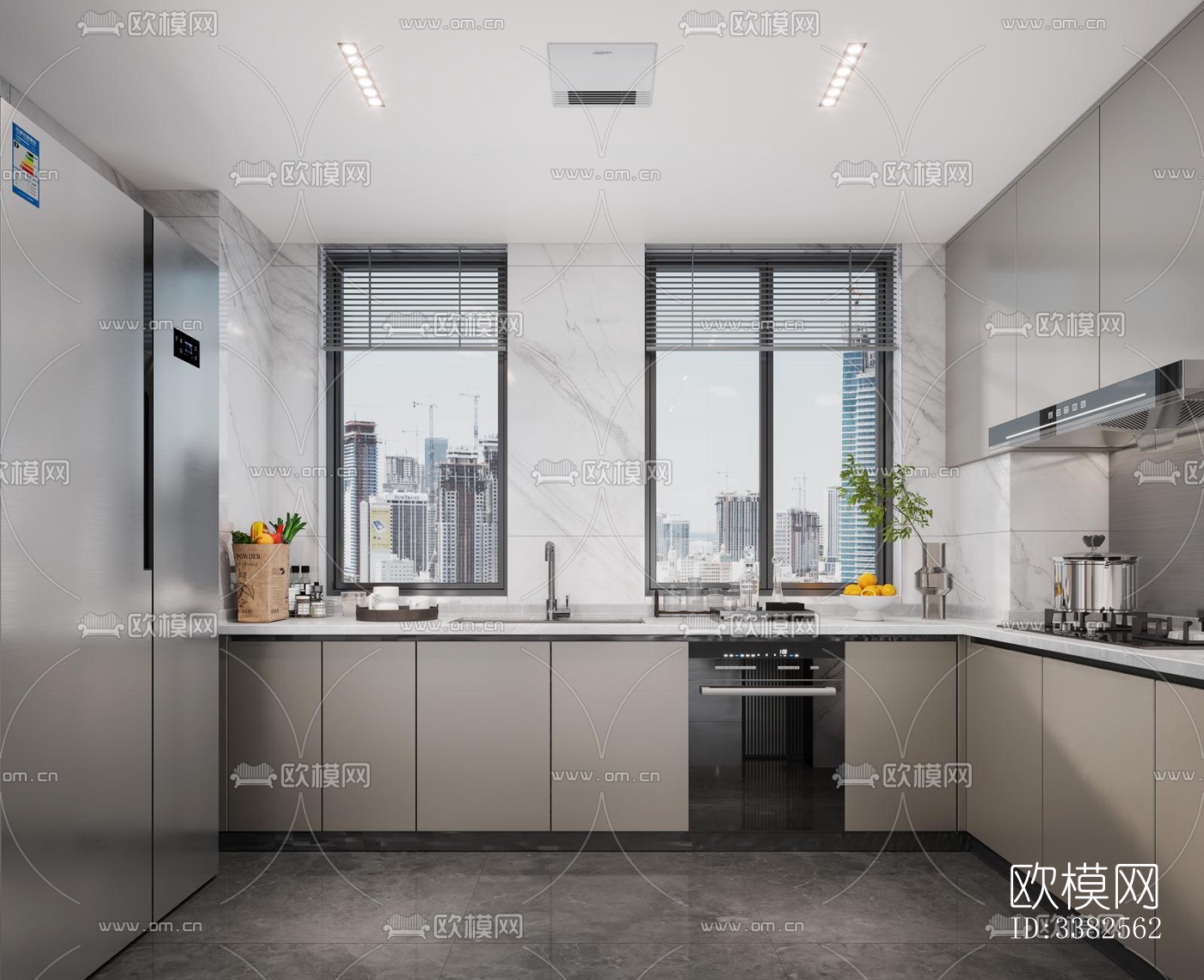 现代别墅效果图下载（渲染图1）