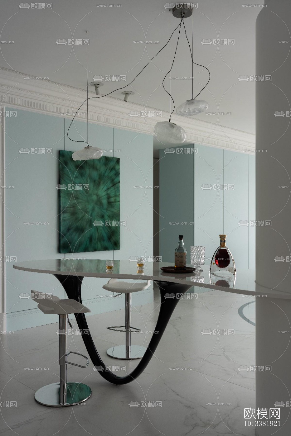 现代别墅效果图下载（渲染图11）