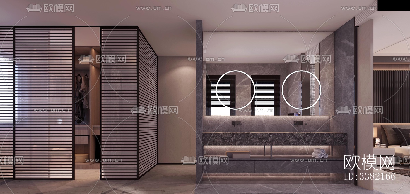 现代别墅效果图下载（渲染图3）