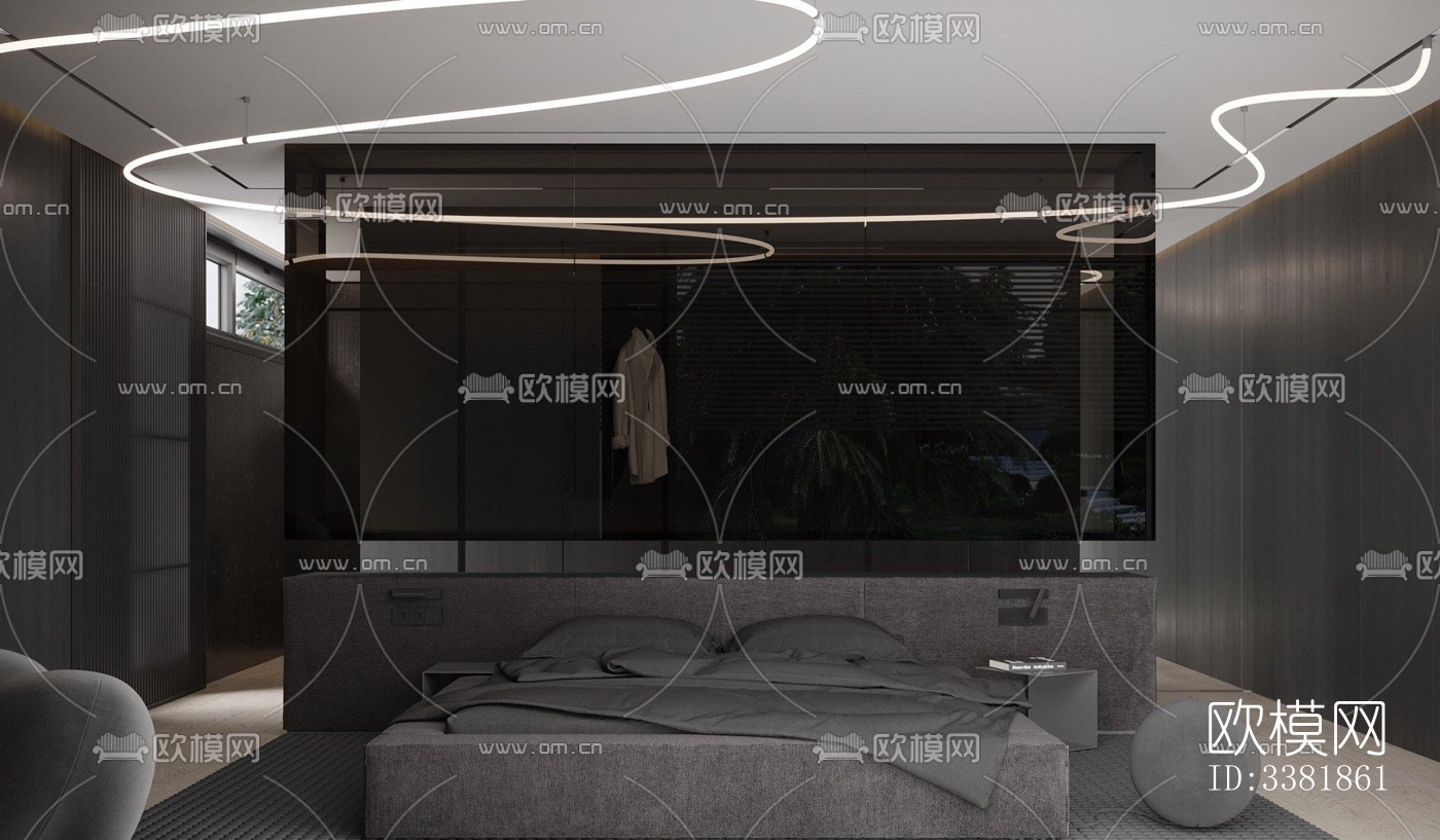 现代别墅效果图下载（渲染图3）