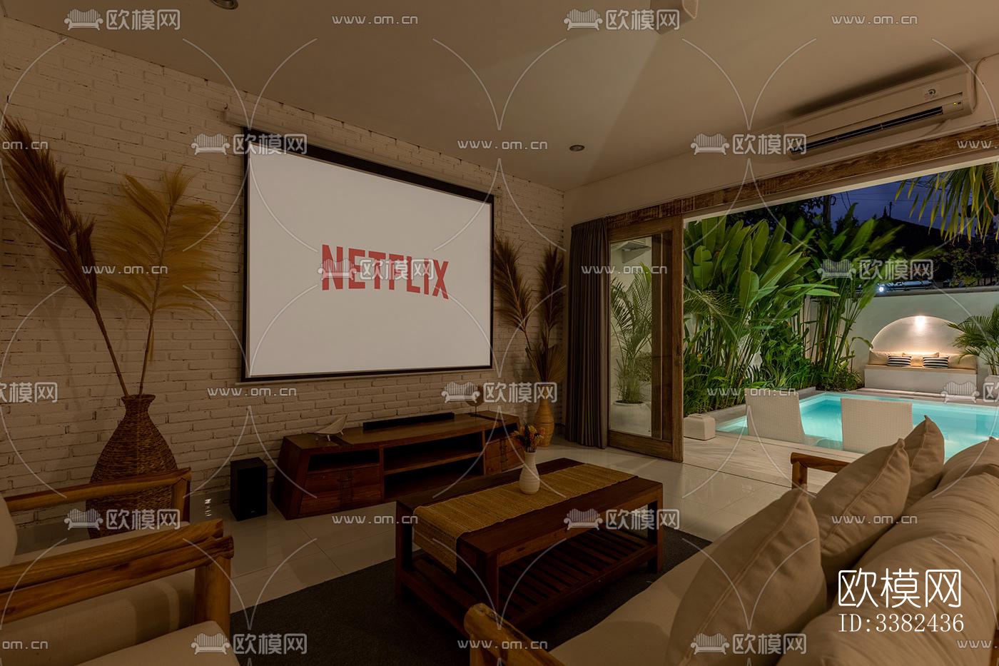 现代别墅效果图下载（渲染图7）