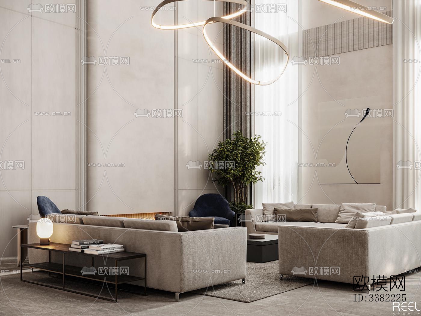 现代别墅效果图下载（渲染图5）