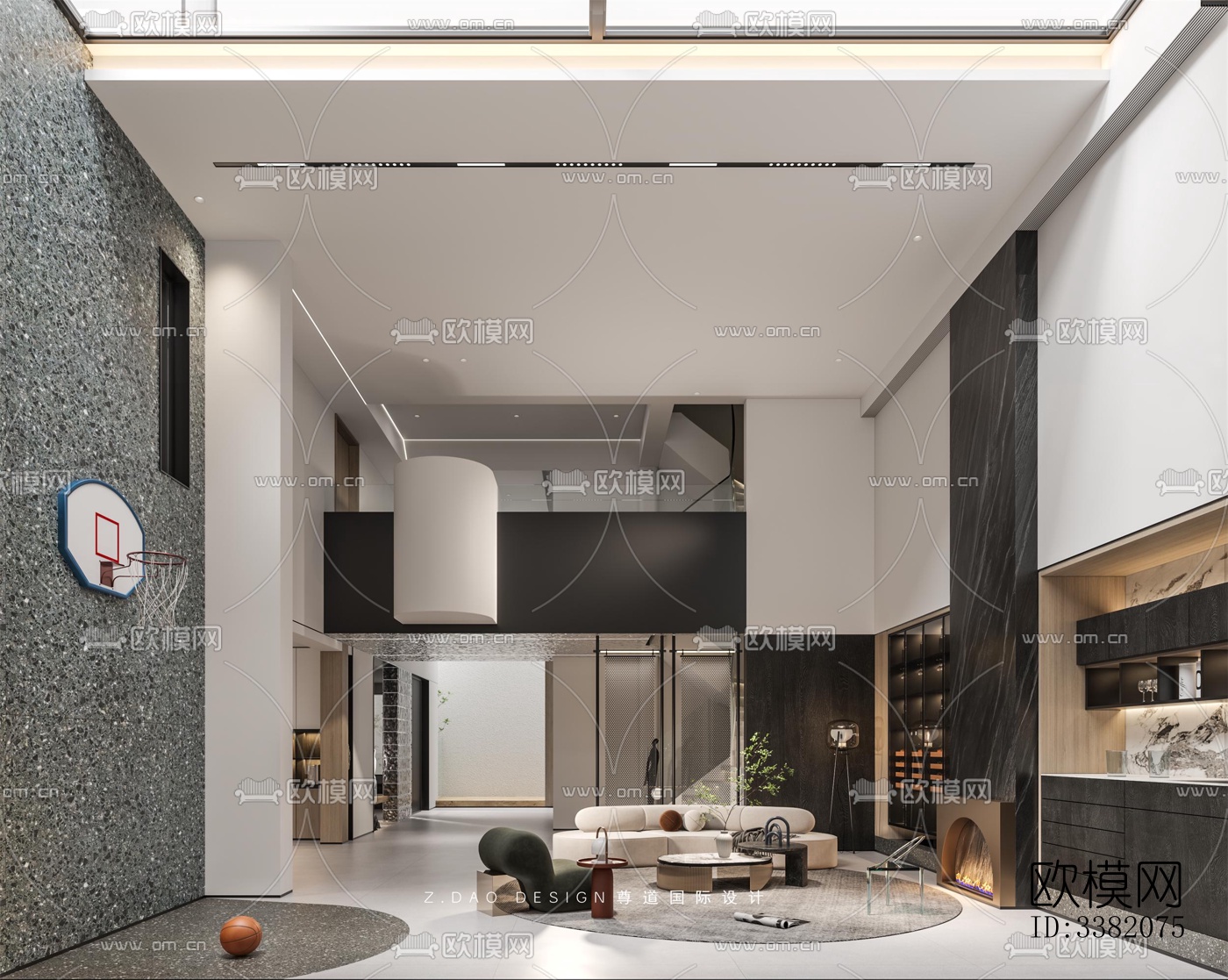 现代别墅效果图下载（渲染图5）