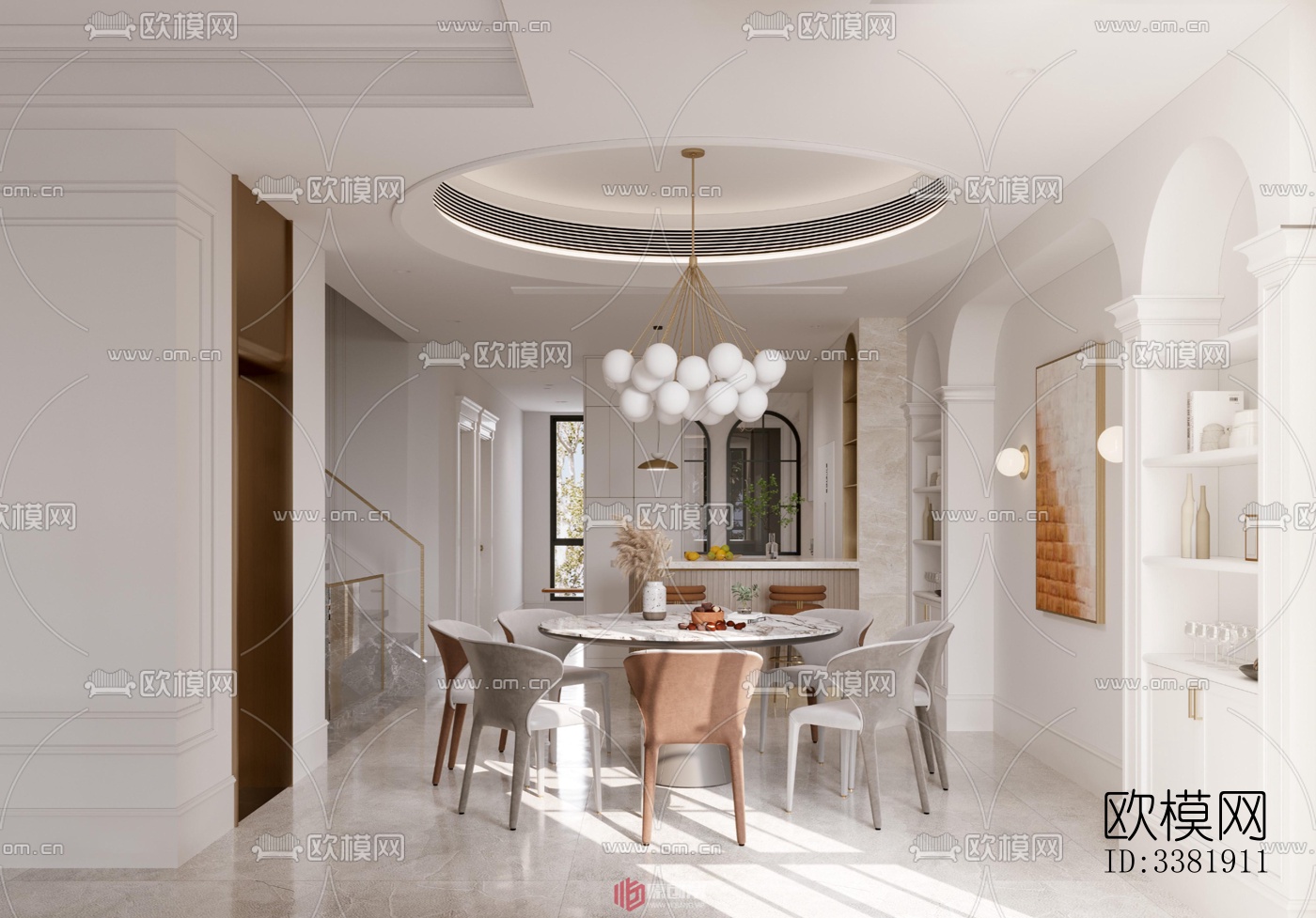 现代别墅效果图下载（渲染图6）