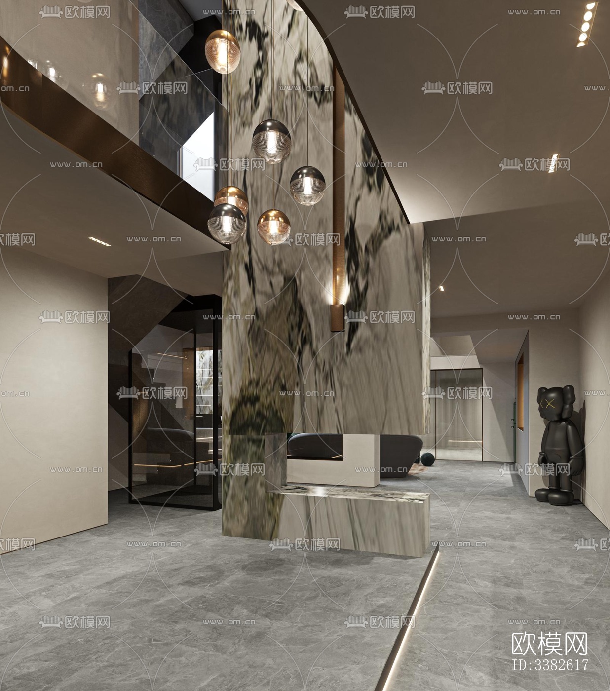 现代别墅效果图下载（渲染图12）