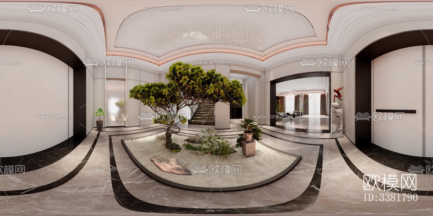 现代别墅效果图下载（渲染图2）