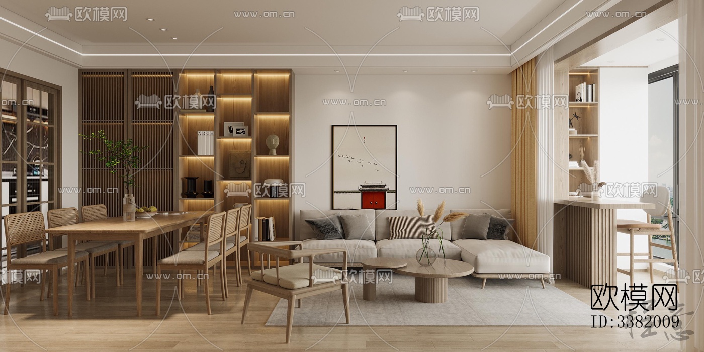 现代别墅效果图下载（渲染图7）