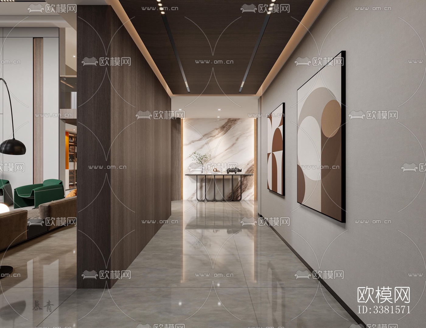 现代别墅效果图下载（渲染图6）