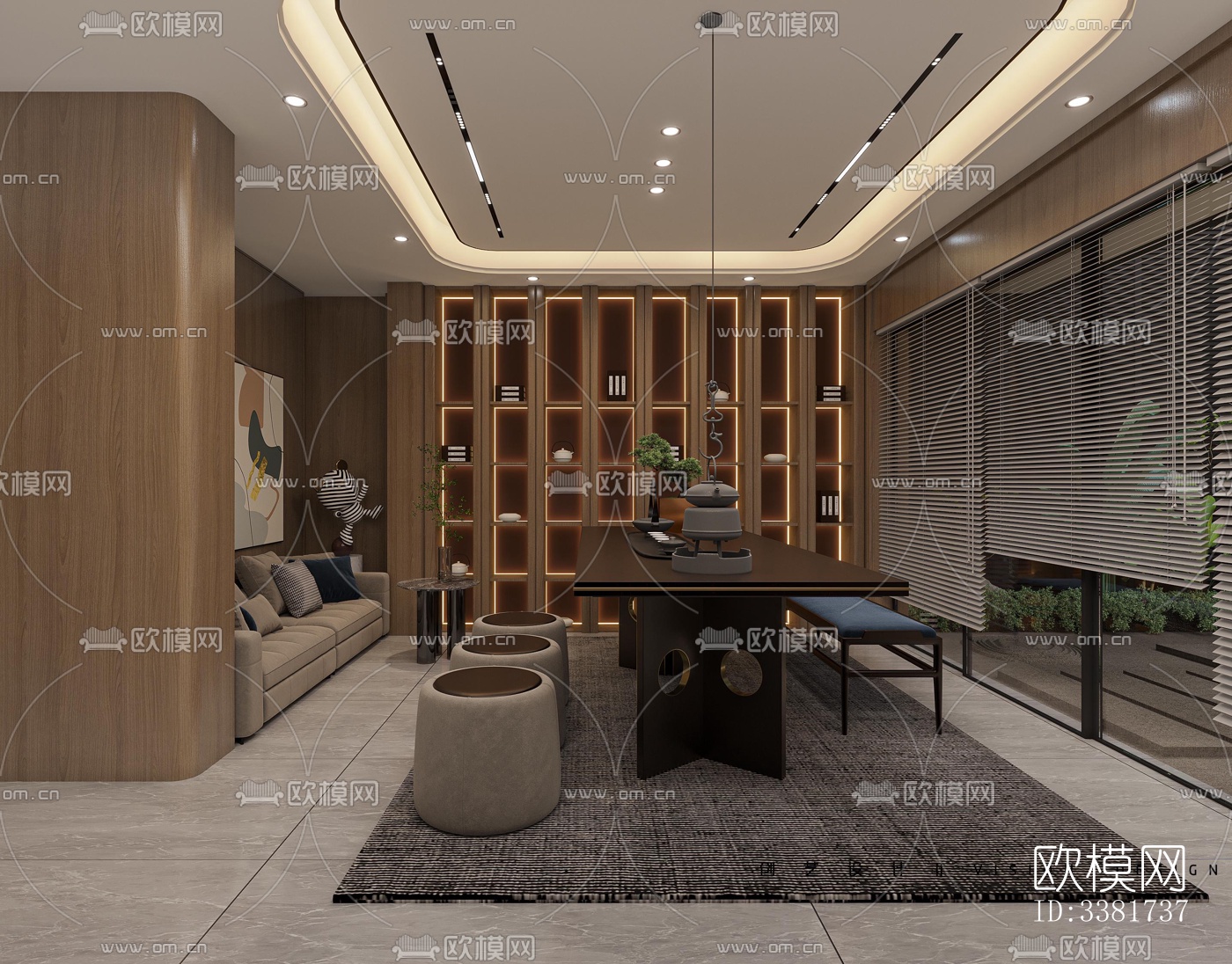 现代别墅效果图下载（渲染图9）