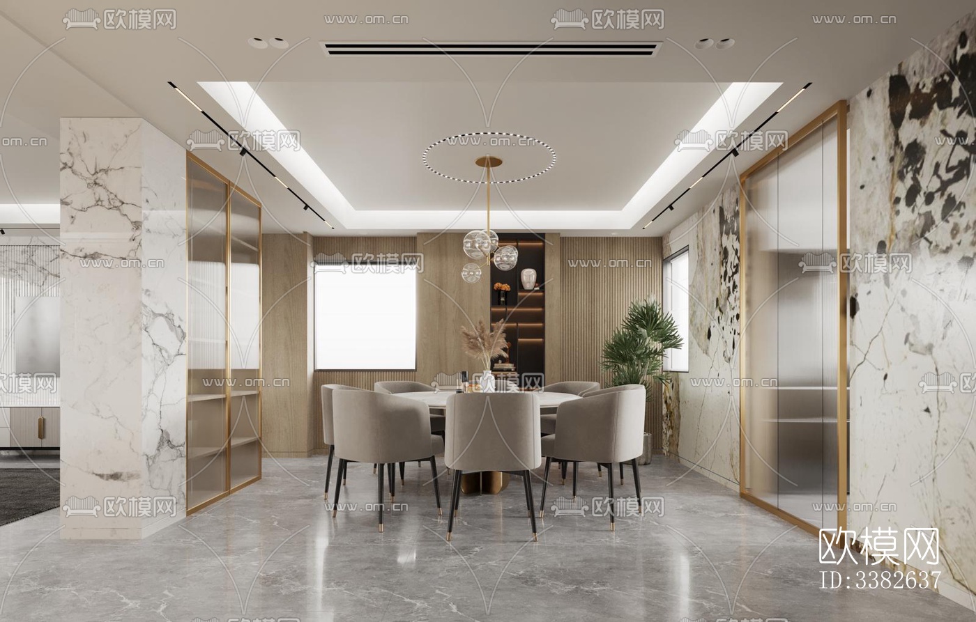 现代别墅效果图下载（渲染图10）