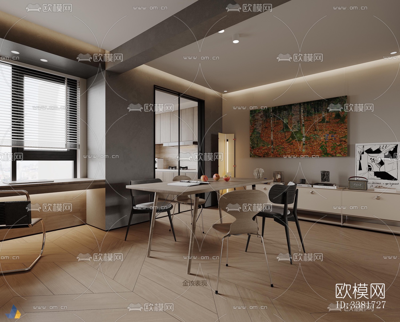 现代别墅效果图下载（渲染图2）