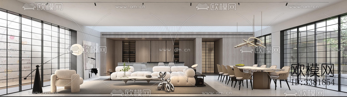 现代别墅效果图下载（渲染图11）