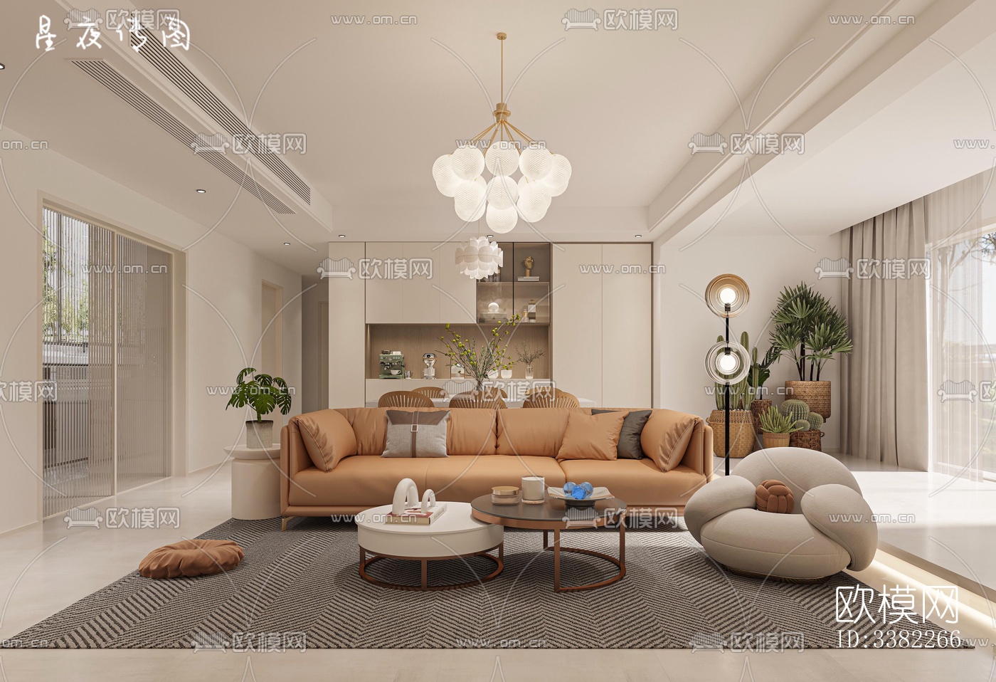 现代别墅效果图下载（渲染图4）