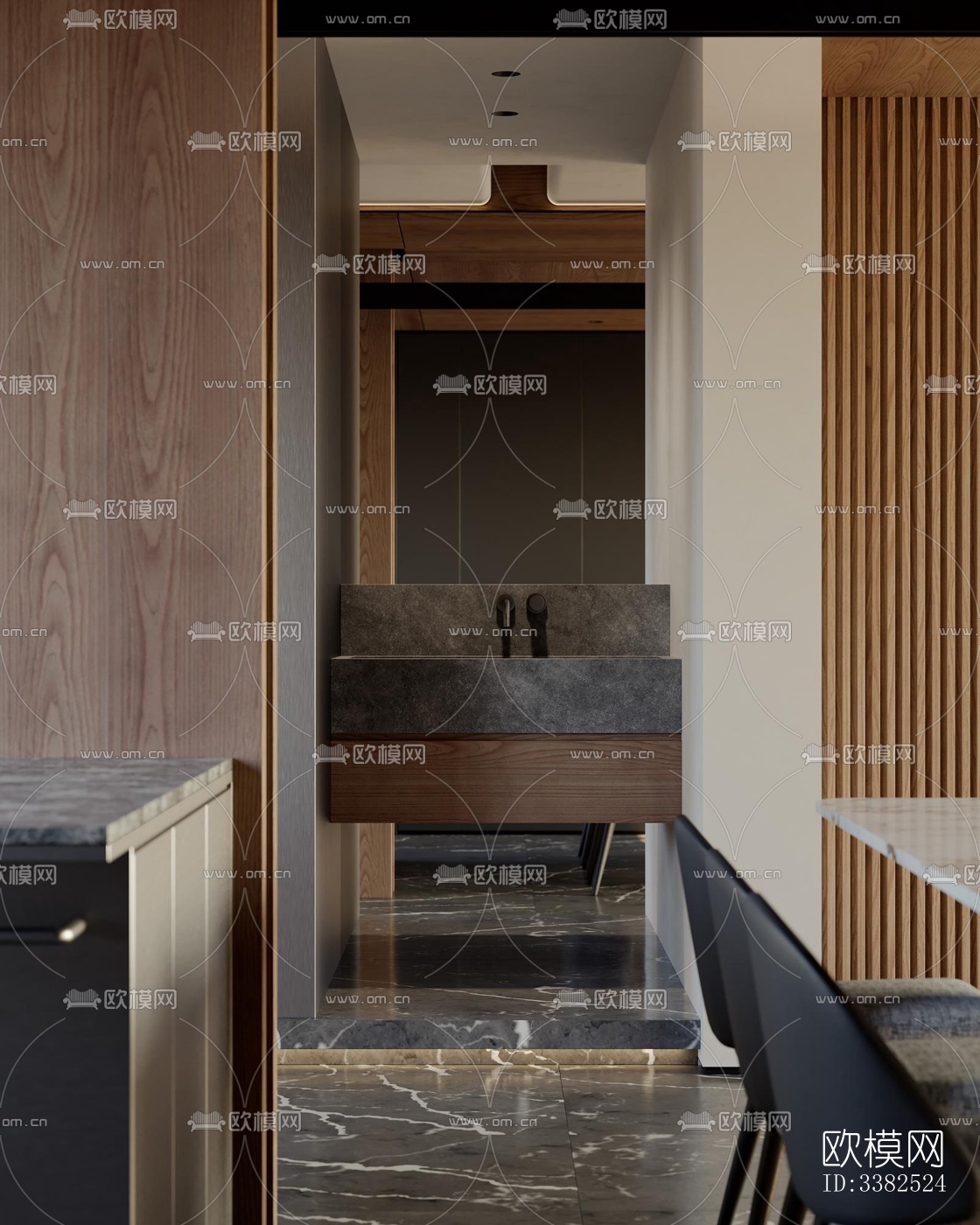 现代别墅效果图下载（渲染图3）