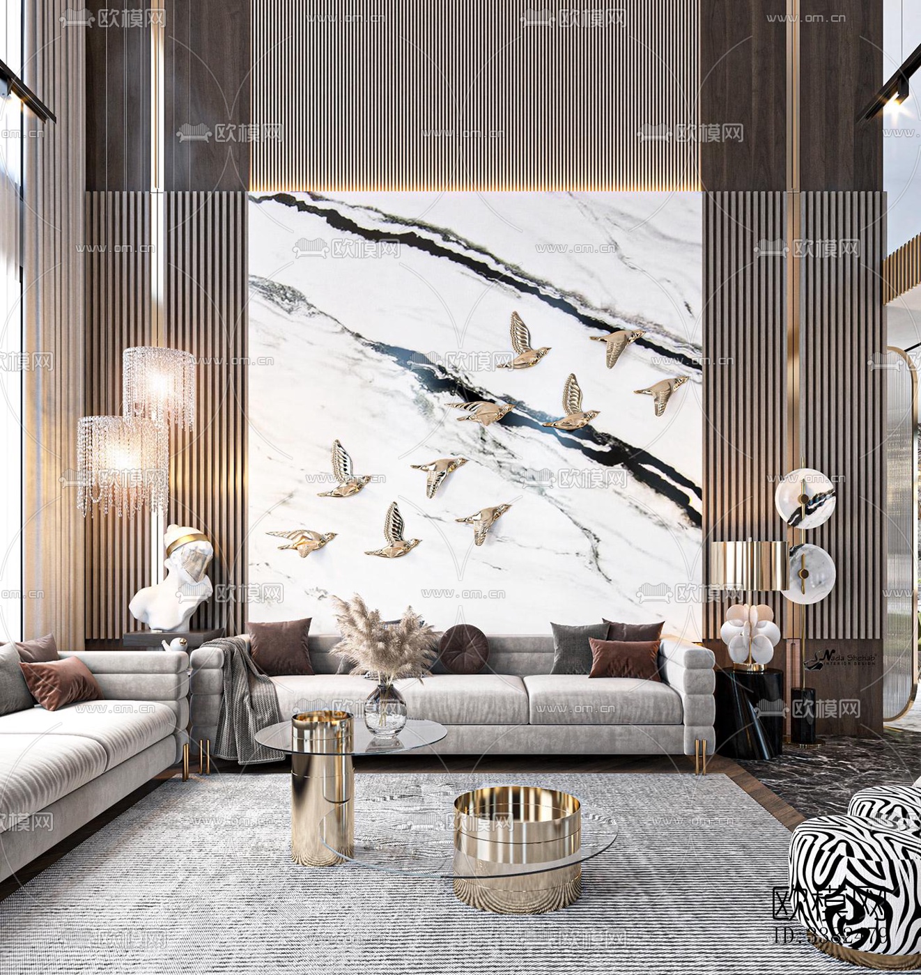 现代别墅效果图下载（渲染图15）