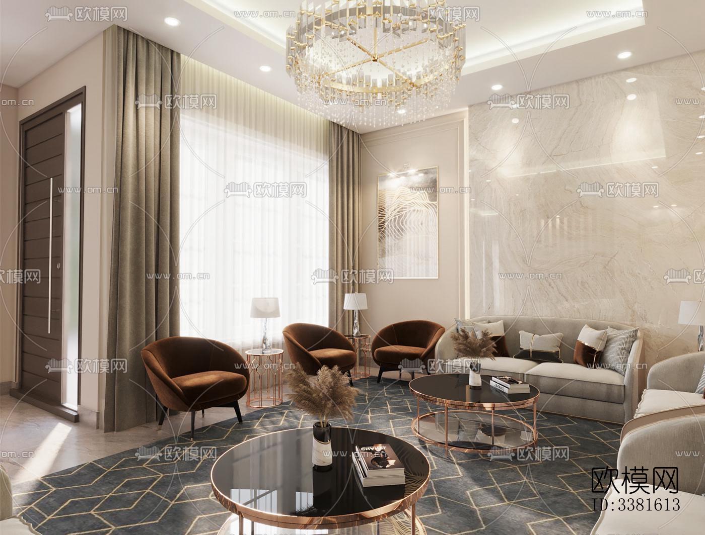 现代别墅效果图下载（渲染图4）