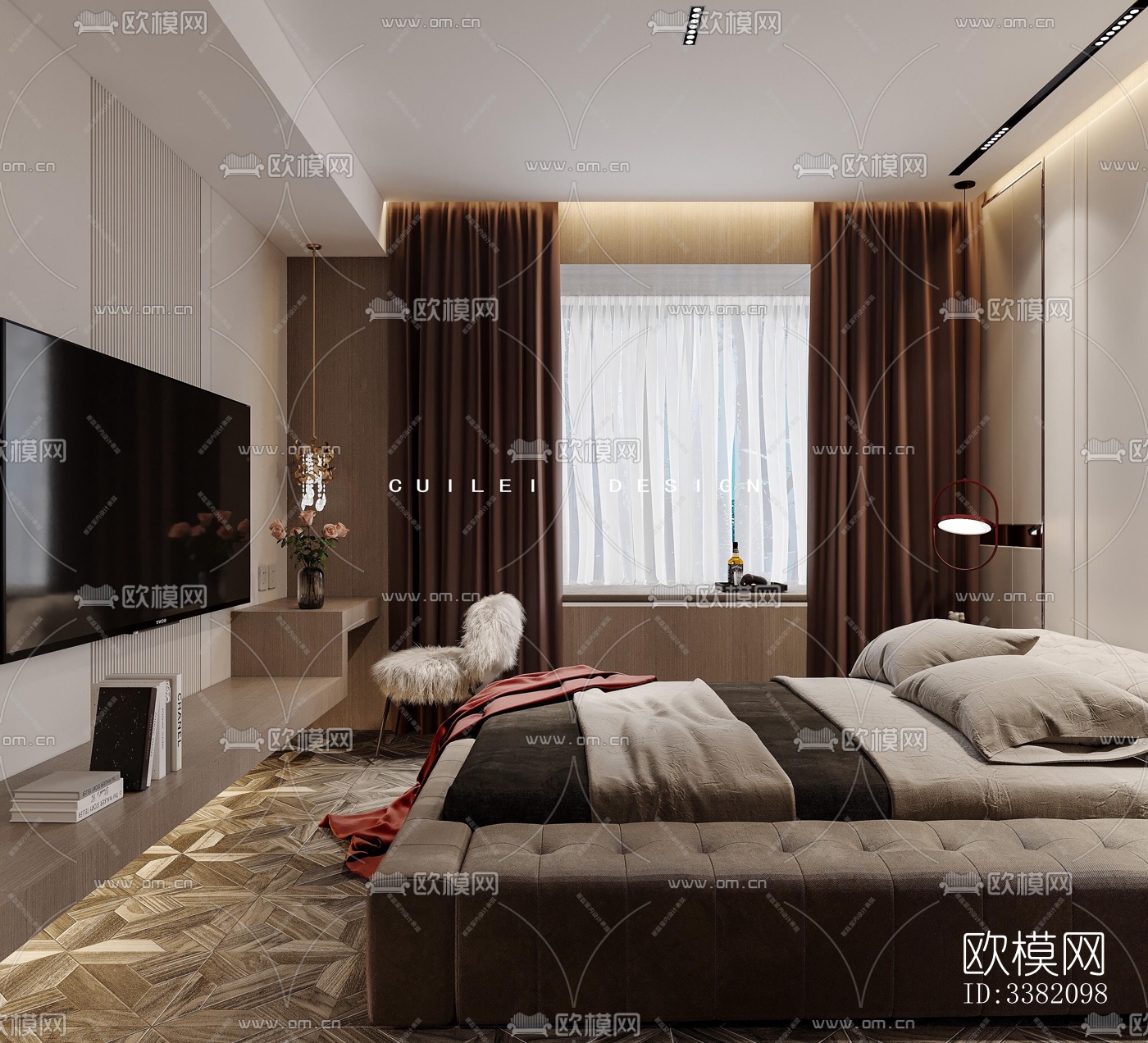 现代别墅效果图下载（渲染图1）