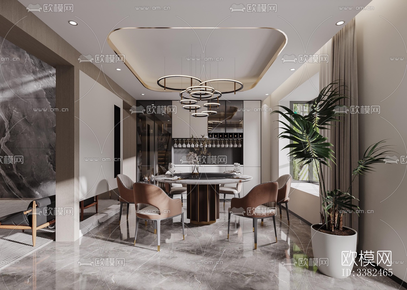 现代别墅效果图下载（渲染图3）