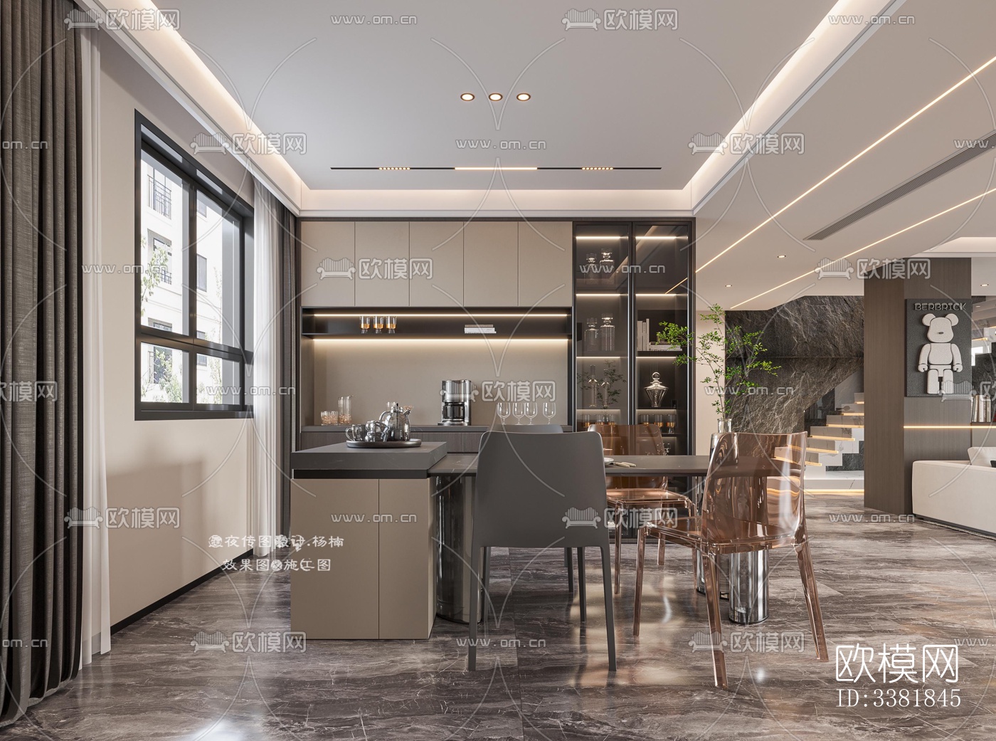 现代别墅效果图下载（渲染图14）