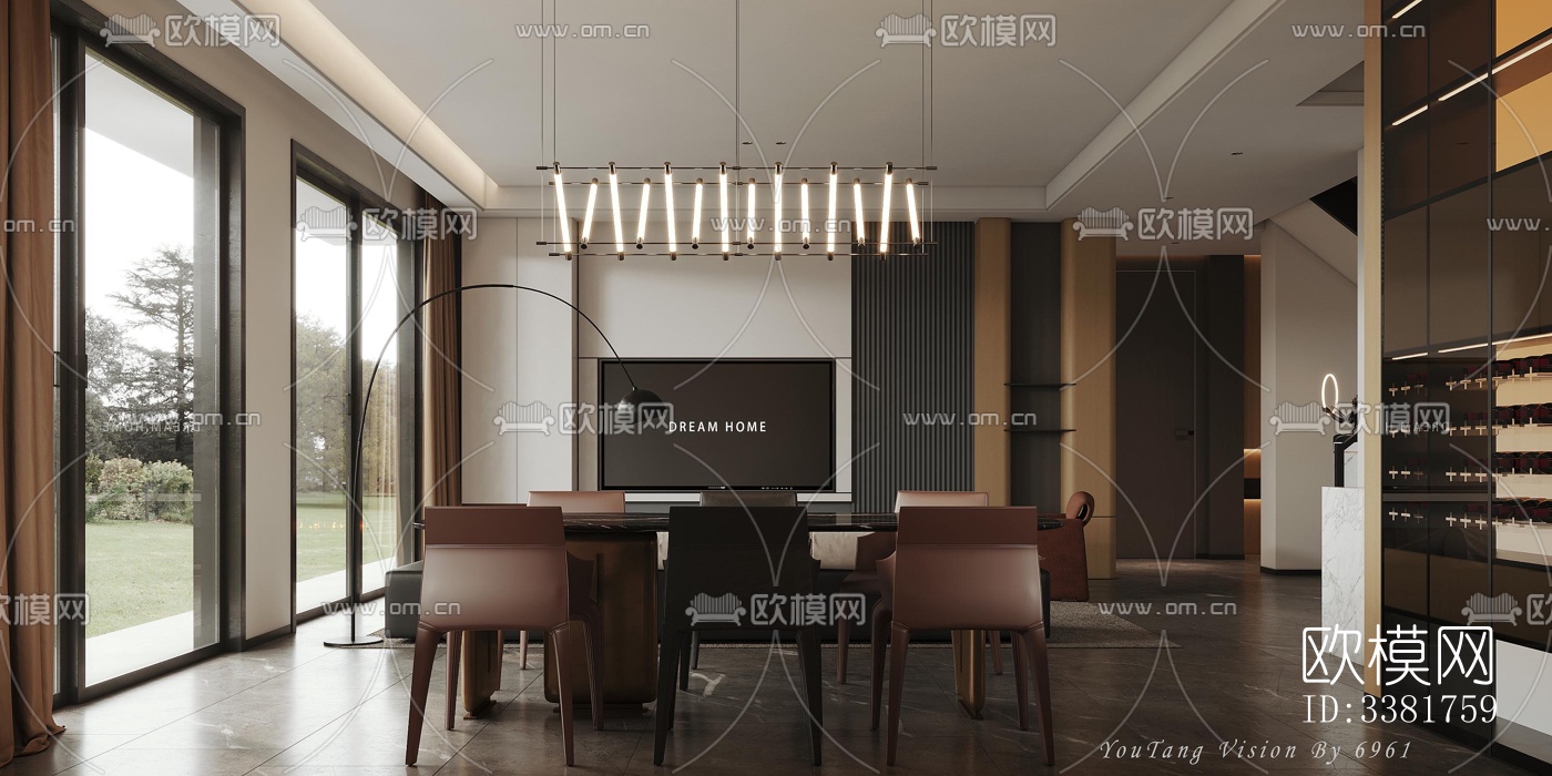 现代别墅效果图下载（渲染图7）