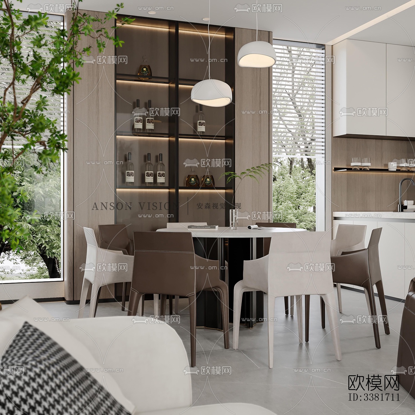 现代别墅效果图下载（渲染图18）