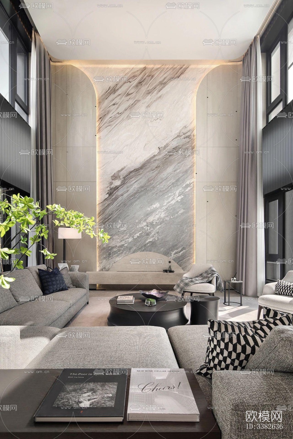 现代别墅效果图下载（渲染图11）