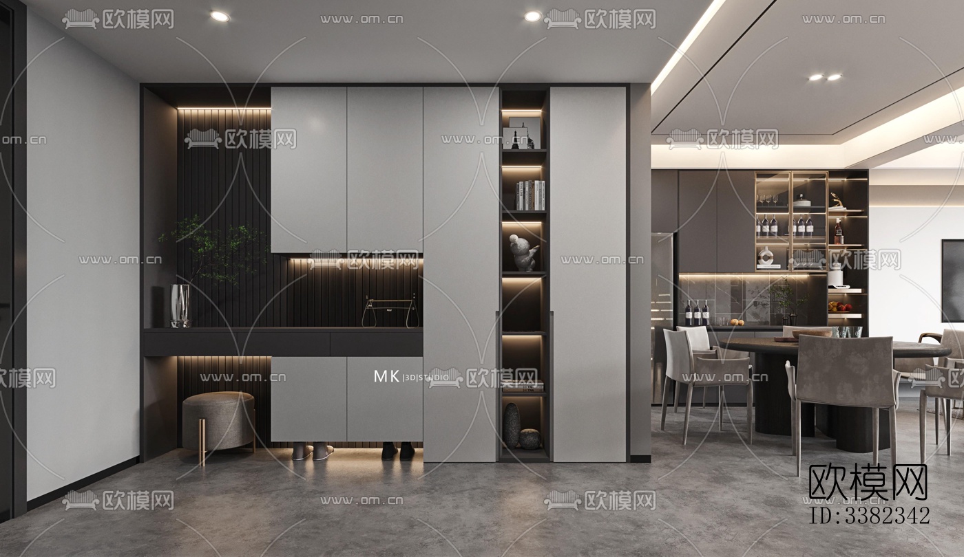 现代别墅效果图下载（渲染图3）