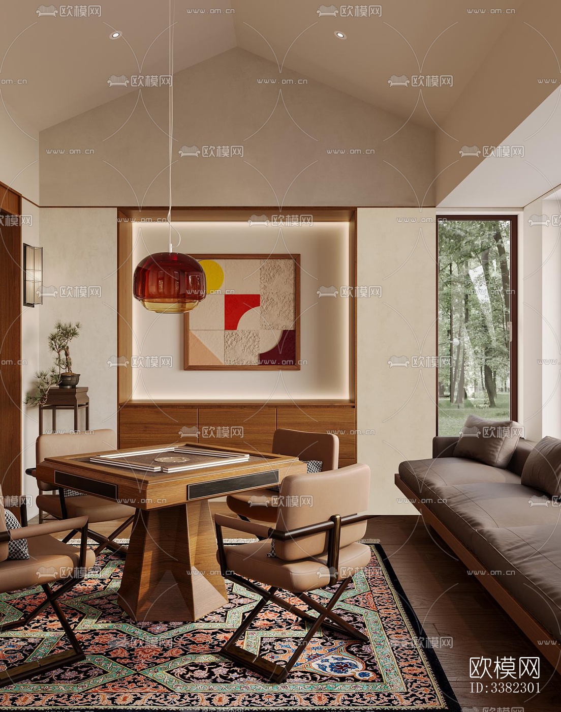 现代别墅效果图下载（渲染图3）