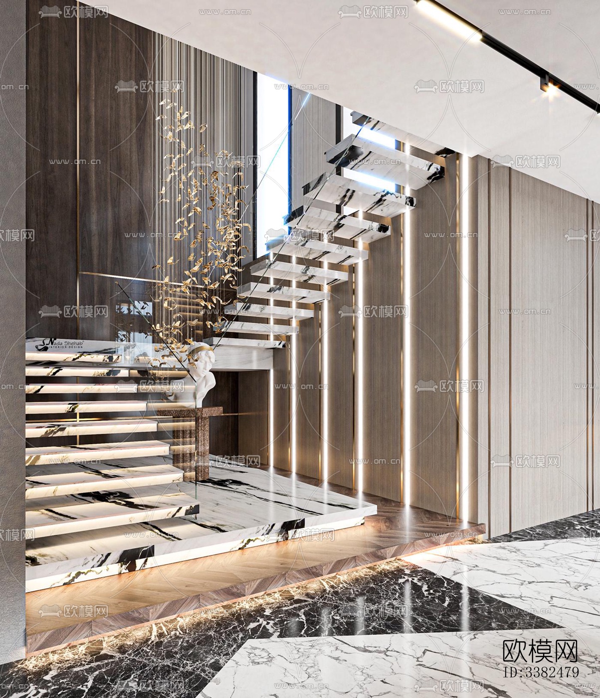 现代别墅效果图下载（渲染图12）