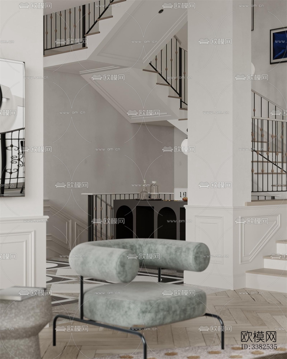 现代别墅效果图下载（渲染图14）