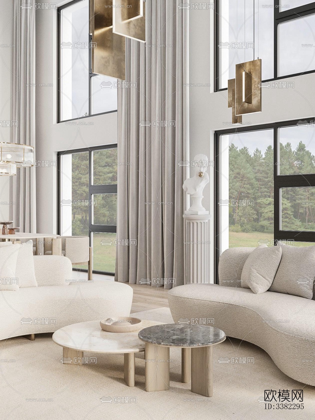 现代别墅效果图下载（渲染图12）