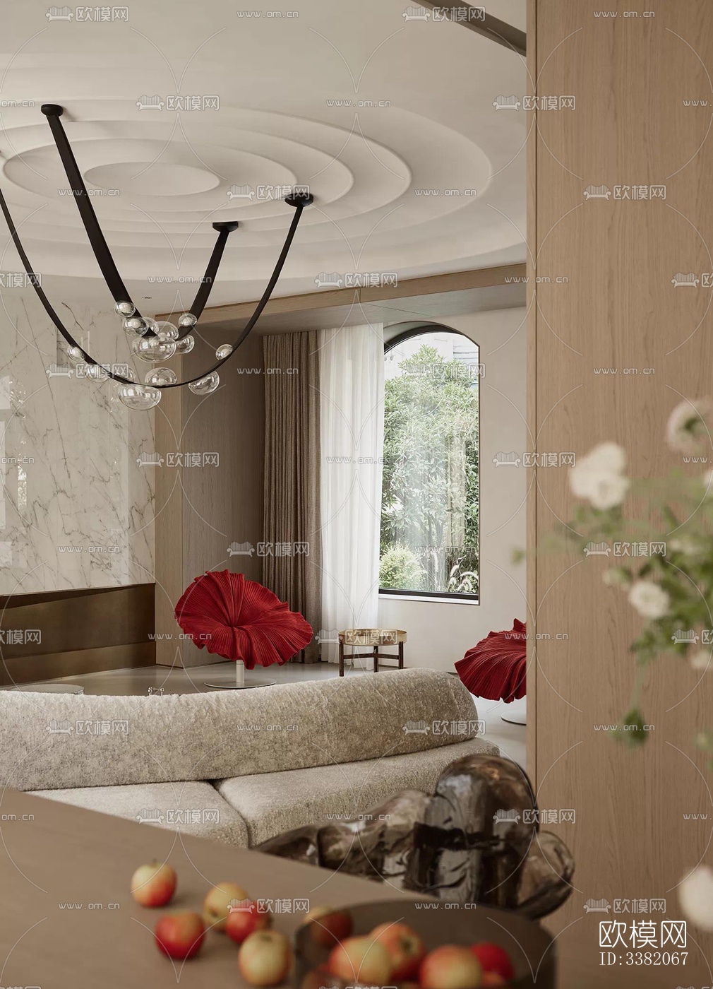 现代别墅效果图下载（渲染图3）