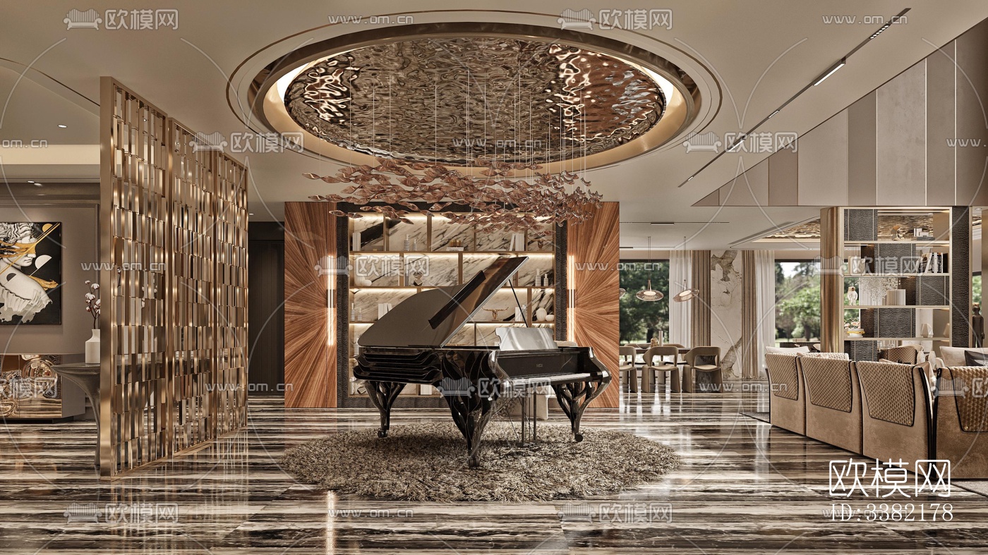 现代别墅效果图下载（渲染图8）