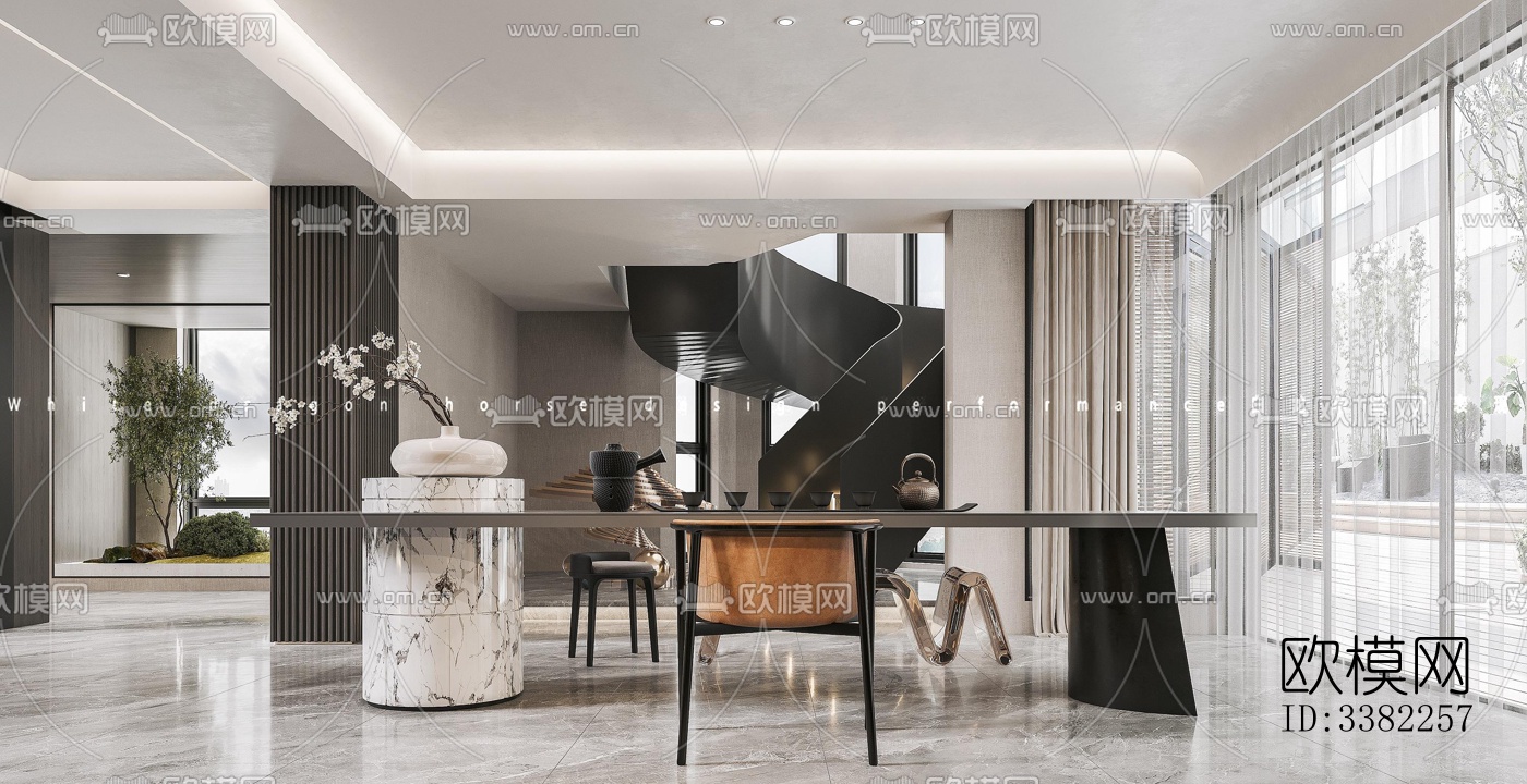 现代别墅效果图下载（渲染图2）