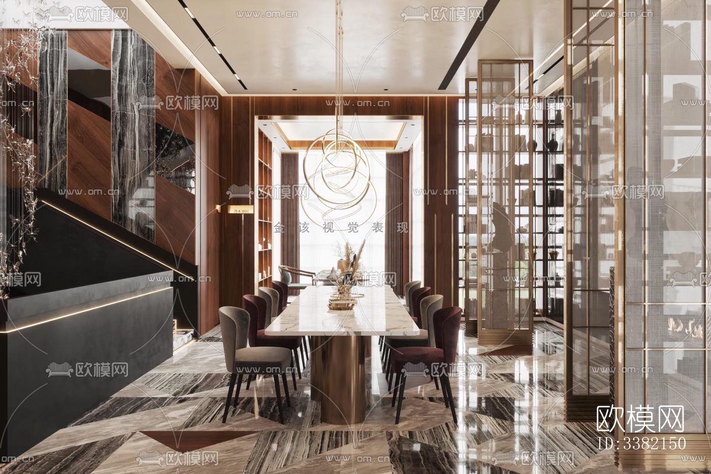 现代别墅效果图下载（渲染图4）