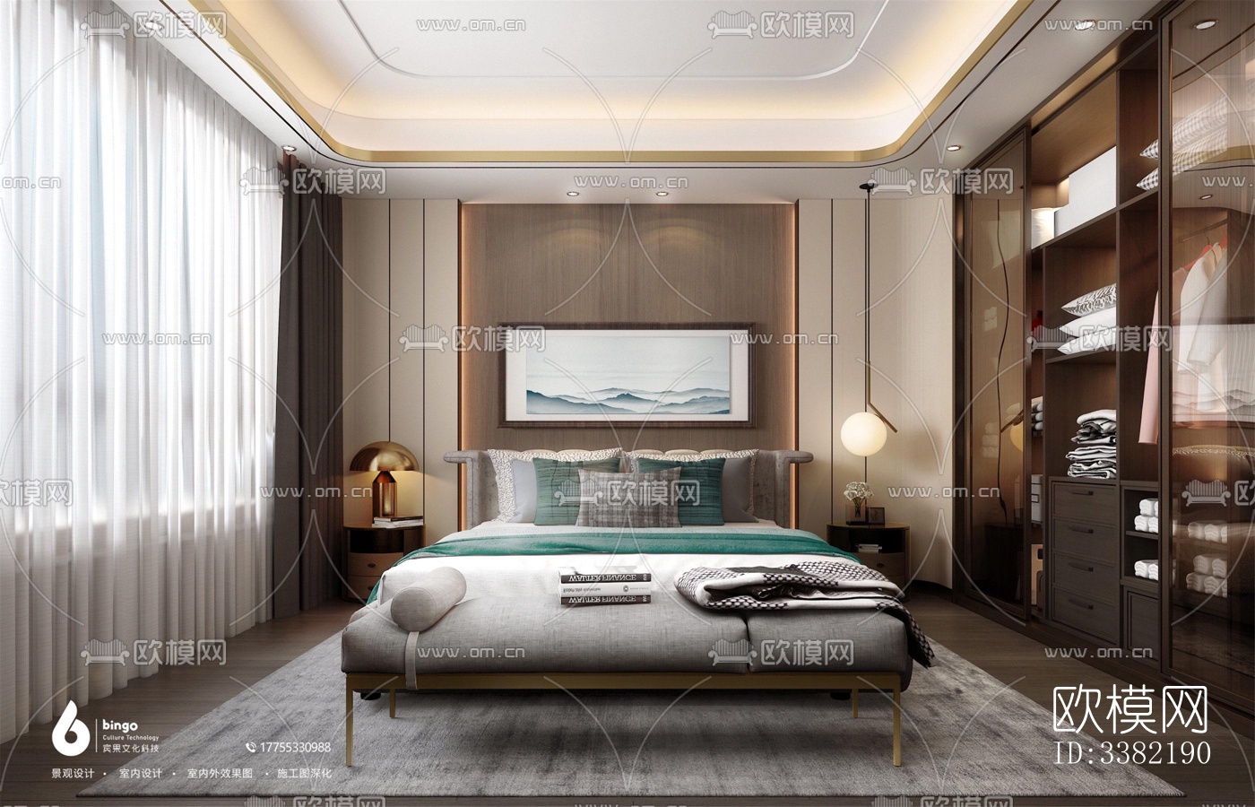 现代别墅效果图下载（渲染图6）