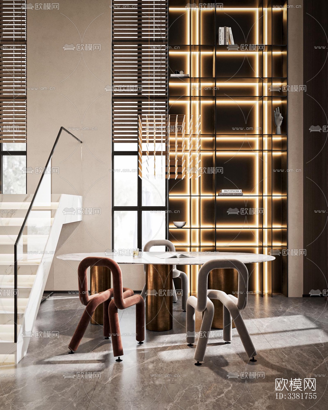 现代别墅效果图下载（渲染图7）