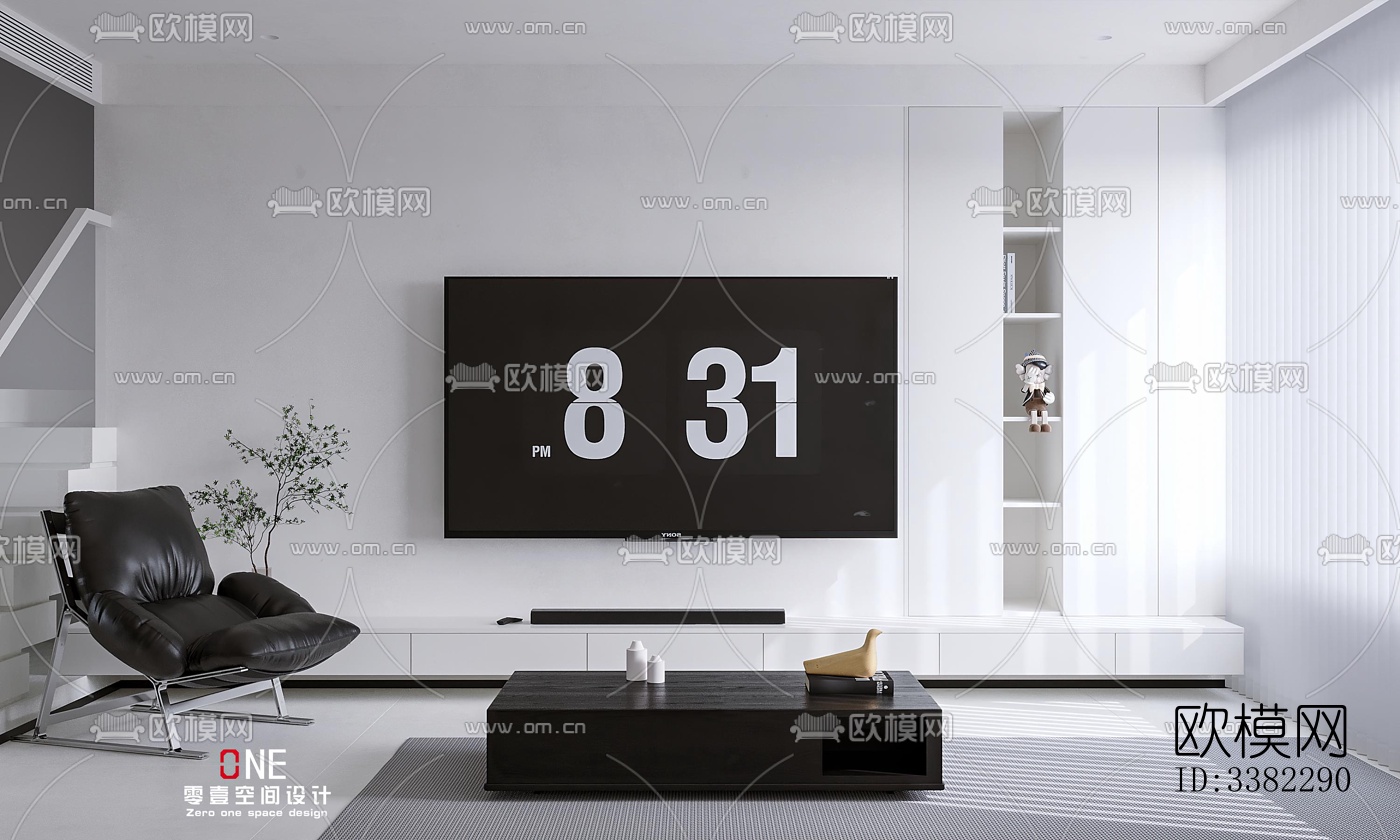 现代别墅效果图下载（渲染图12）