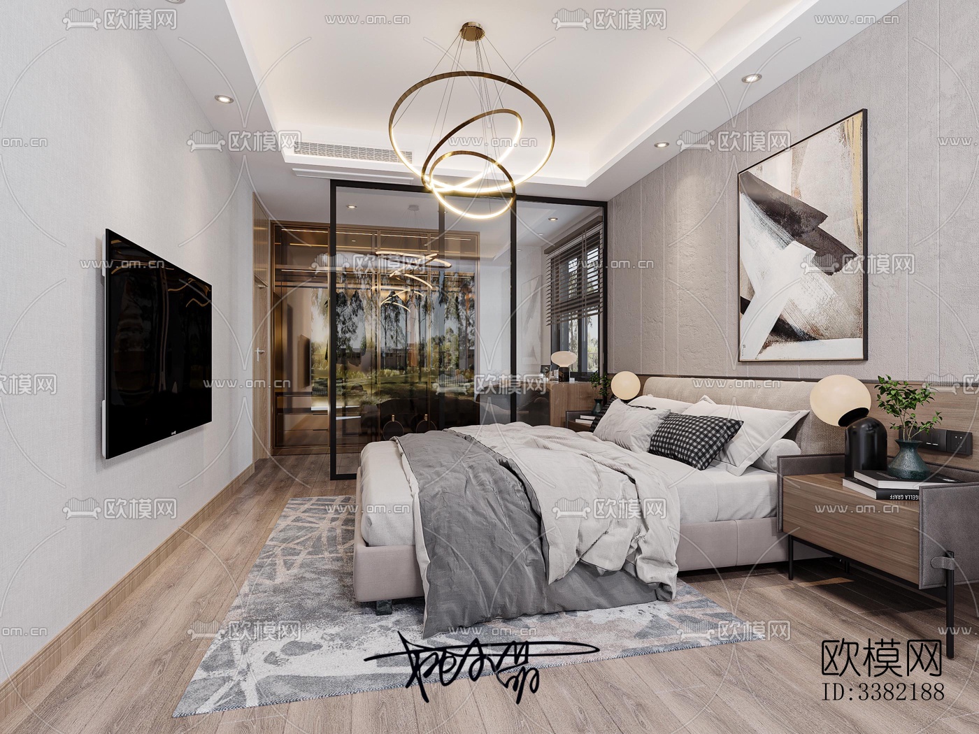 现代别墅效果图下载（渲染图5）