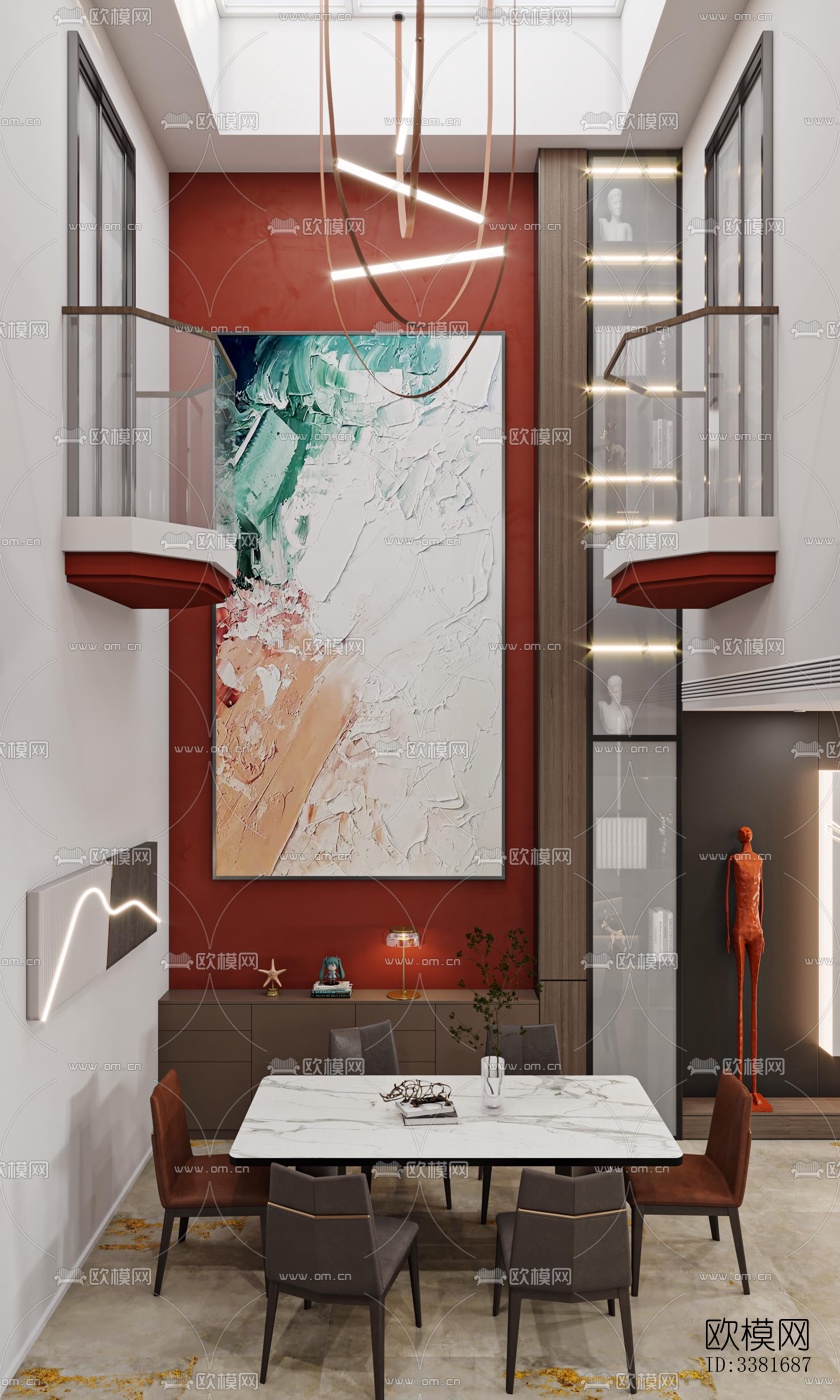 现代别墅效果图下载（渲染图1）